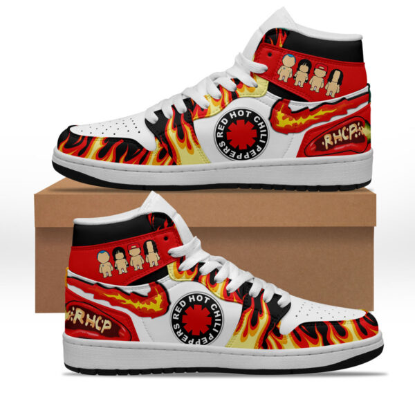 Tubopro Red Hot Chili Peppers AJ1 High Sneakers Shoes For Men And Women