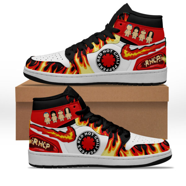 Tubopro Red Hot Chili Peppers AJ1 High Sneakers Shoes For Men And Women