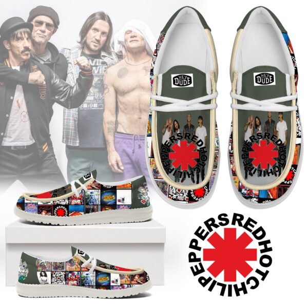 Tubopro Red Hot Chili Peppers Personalized Hey Dude Shoes For Men And Women