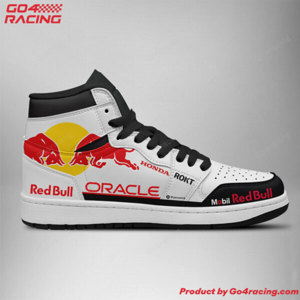 Tubopro Redbull Formula AJ1 High Sneakers Shoes For Men And Women - Image 3