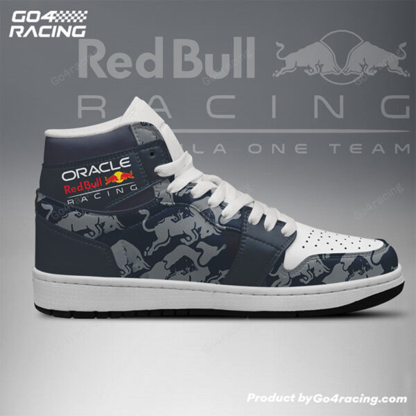 Tubopro Redbull Formula AJ1 High Sneakers Shoes For Men And Women - Image 3
