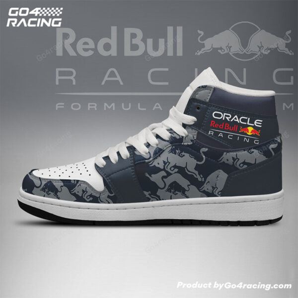 Tubopro Redbull Formula AJ1 High Sneakers Shoes For Men And Women - Image 2