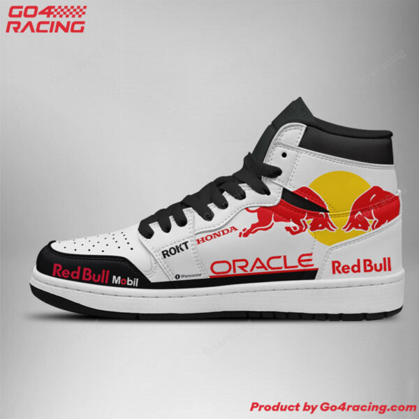 Tubopro Redbull Formula AJ1 High Sneakers Shoes For Men And Women - Image 2