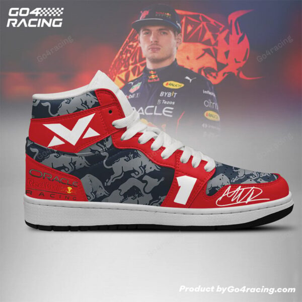 Tubopro Redbull Formula V2 AJ1 High Sneakers Shoes For Men And Women - Image 3