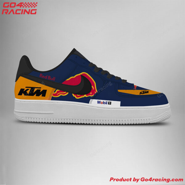 Tubopro Redbull KTM Factory Racing Air Low-Top Sneakers Shoes For Men And Women - Image 3