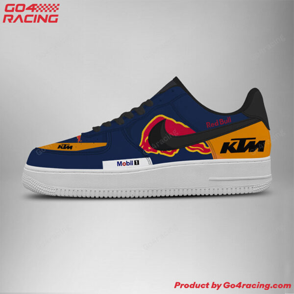 Tubopro Redbull KTM Factory Racing Air Low-Top Sneakers Shoes For Men And Women - Image 2
