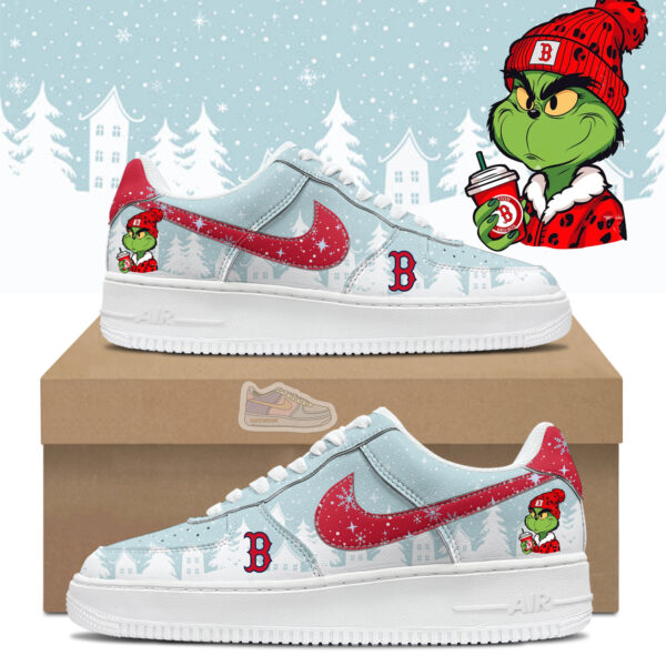 Tubopro Redsox Grinchmas Air Low-Top Sneakers Shoes For Men And Women