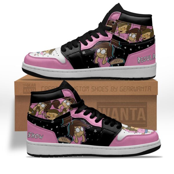 Tubopro Regular Show Eileen Roberts AJ1 High Sneakers Shoes For Men And Women