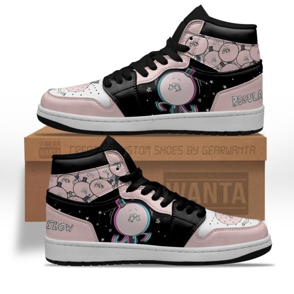 Tubopro Regular Show Pops Maellard AJ1 High Sneakers Shoes For Men And Women