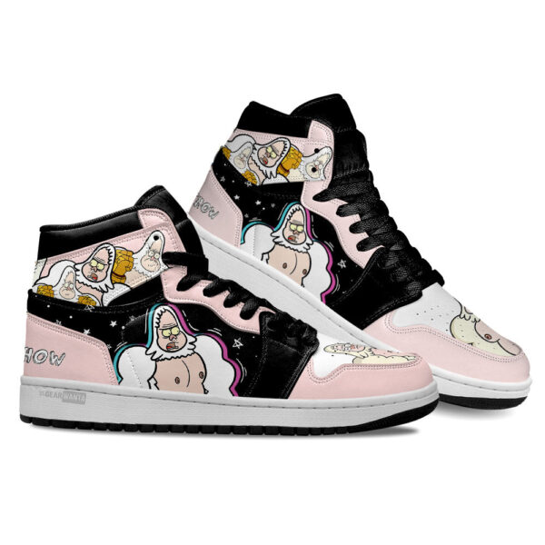 Tubopro Regular Show Skips Walks AJ1 High Sneakers Shoes For Men And Women - Image 2