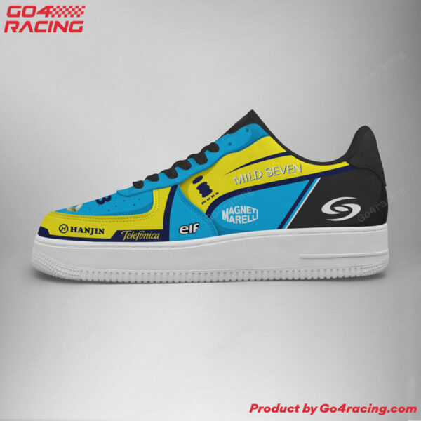 Tubopro Renault Formula Air Low-Top Sneakers Shoes For Men And Women - Image 2