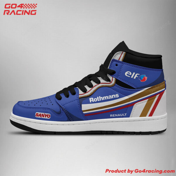 Tubopro Renault Formula AJ1 High Sneakers Shoes For Men And Women - Image 2