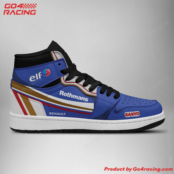 Tubopro Renault Formula AJ1 High Sneakers Shoes For Men And Women - Image 3