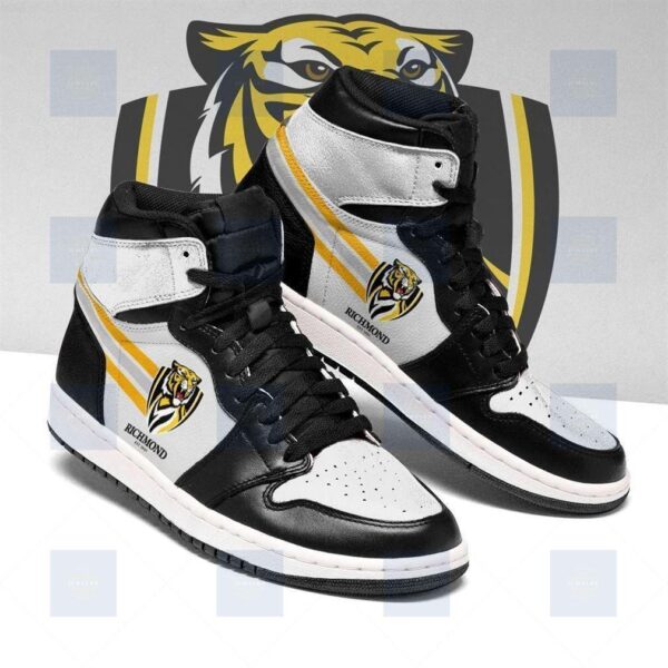 Tubopro Richmond Tigers AFL AJ1 High Sneakers Shoes For Men And Women