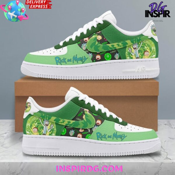 Tubopro Rick and Morty Air Low-Top Sneakers Shoes For Men And Women - Image 4