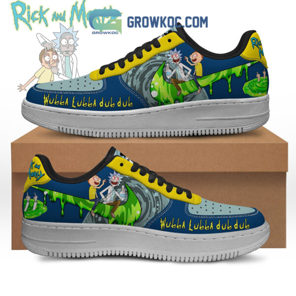Tubopro Rick and Morty Air Low-Top Sneakers Shoes For Men And Women