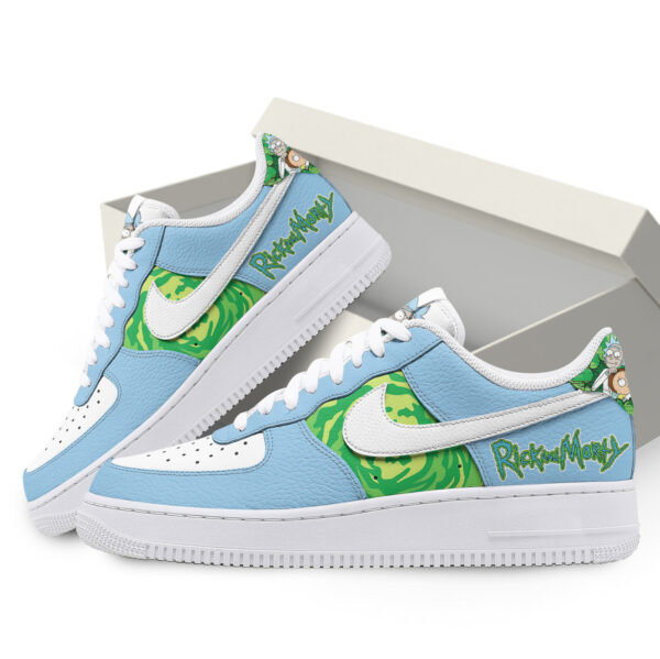 Tubopro Rick and Morty Air Low-Top Sneakers Shoes For Men And Women - Image 3