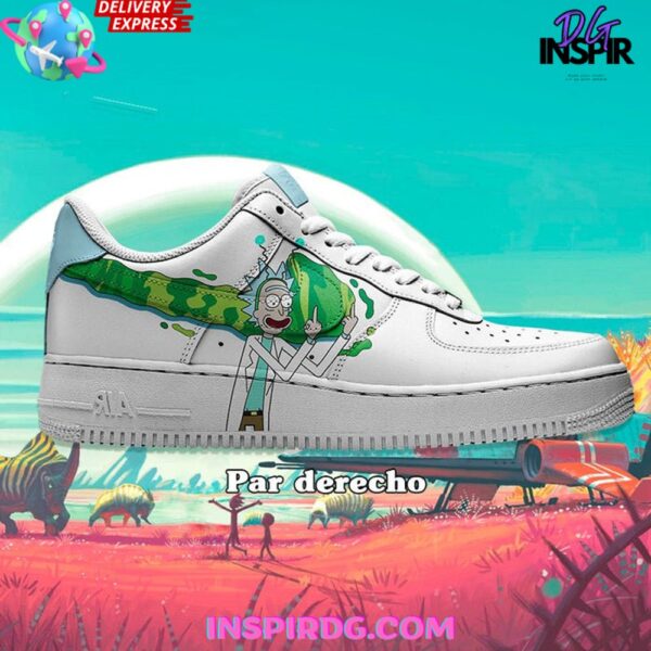 Tubopro Rick and Morty Air Low-Top Sneakers Shoes For Men And Women - Image 4
