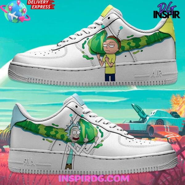 Tubopro Rick and Morty Air Low-Top Sneakers Shoes For Men And Women