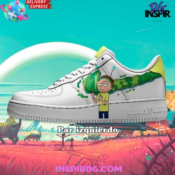 Tubopro Rick and Morty Air Low-Top Sneakers Shoes For Men And Women - Image 3
