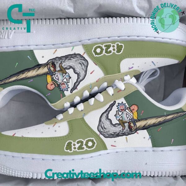 Tubopro Rick and Morty Air Low-Top Sneakers Shoes For Men And Women - Image 4