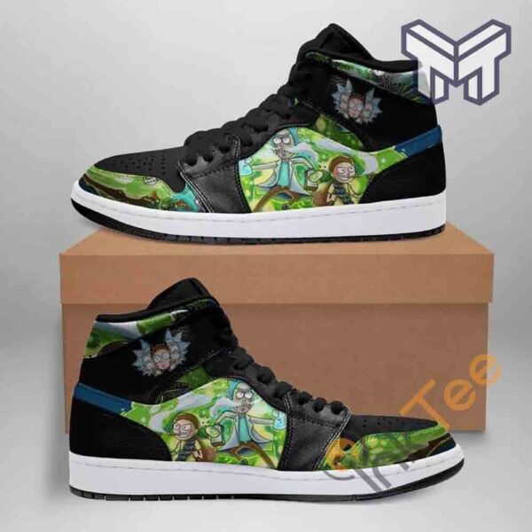 Tubopro Rick and Morty AJ1 High Sneakers Shoes For Men And Women