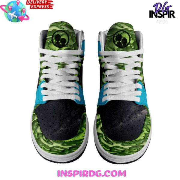 Tubopro Rick and Morty AJ1 High Sneakers Shoes For Men And Women - Image 2