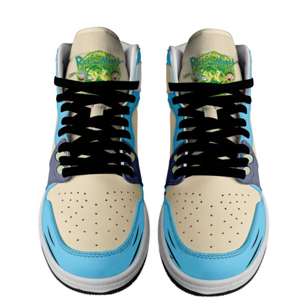 Tubopro Rick And Morty AJ1 High Sneakers Shoes For Men And Women - Image 2