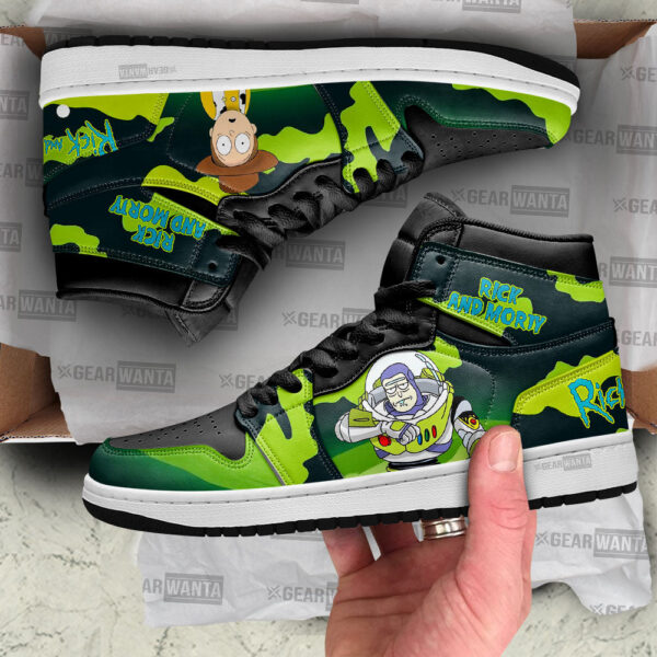 Tubopro Rick and Morty AJ1 High Sneakers Shoes For Men And Women
