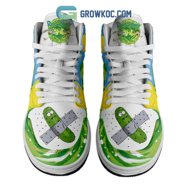 Tubopro Rick and Morty AJ1 High Sneakers Shoes For Men And Women - Image 2