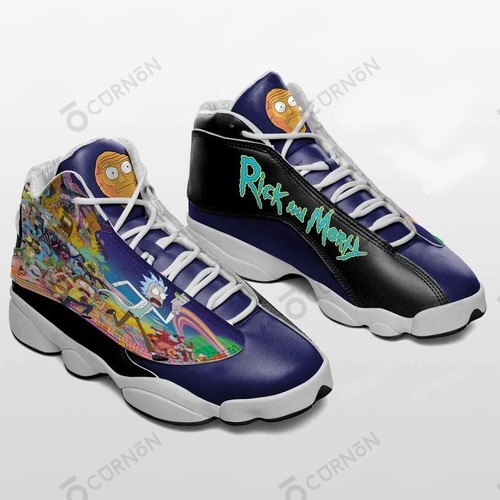Tubopro Rick and Morty AJ13 Sneakers Shoes For Men And Women