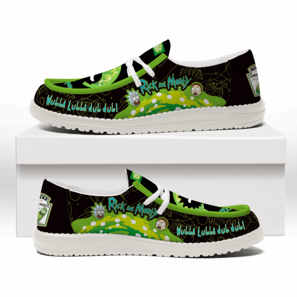 Tubopro Rick and Morty Personalized Hey Dude Shoes For Men And Women - Image 2