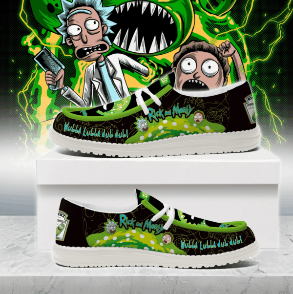 Tubopro Rick and Morty Personalized Hey Dude Shoes For Men And Women