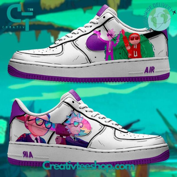 Tubopro Rick n Morty Air Low-Top Sneakers Shoes For Men And Women