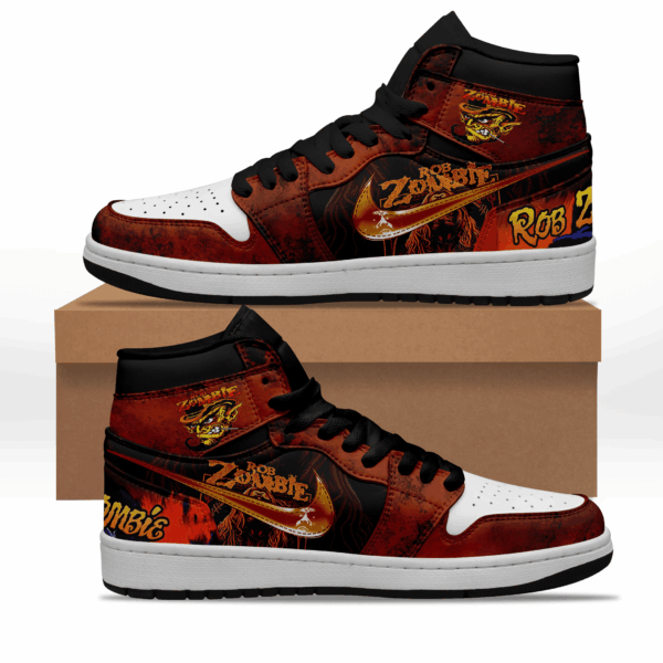 Tubopro Rob Zombie AJ1 High Sneakers Shoes For Men And Women - Image 3
