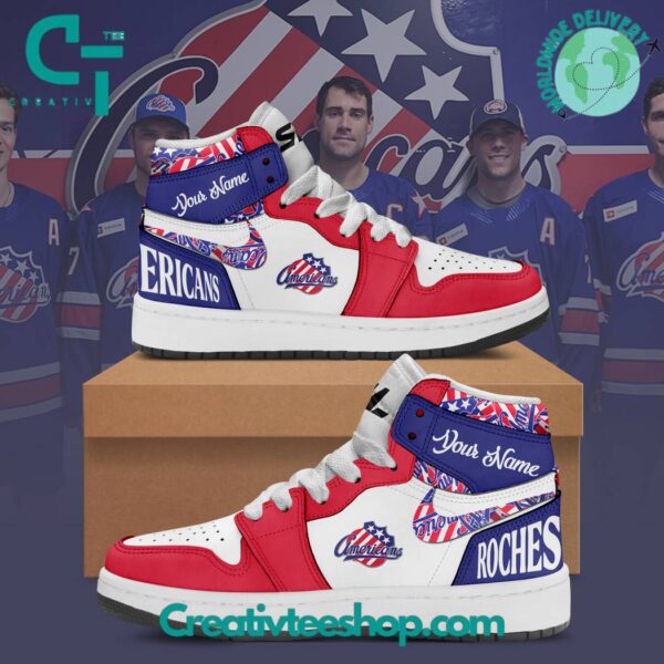 Tubopro Rochester Americans AJ1 High Sneakers Shoes For Men And Women
