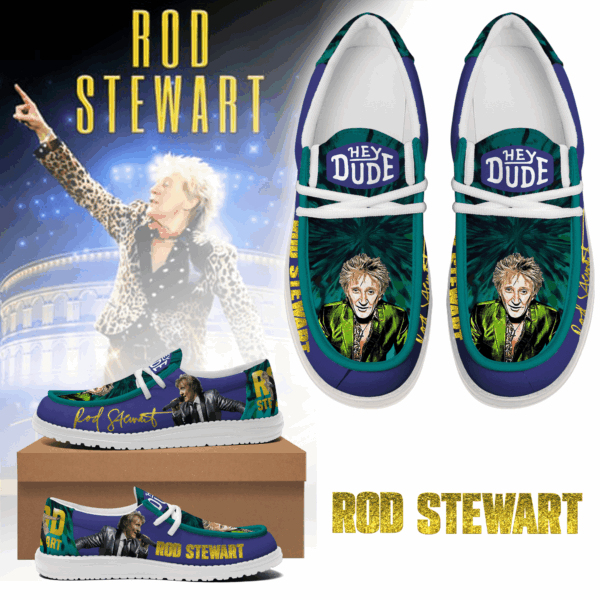 Tubopro Rod Stewart Personalized Hey Dude Shoes For Men And Women