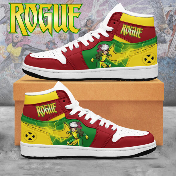 Tubopro Rogue X-Men AJ1 High Sneakers Shoes For Men And Women - Image 2