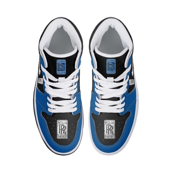 Tubopro Rolls Royce AJ1 High Sneakers Shoes For Men And Women - Image 3