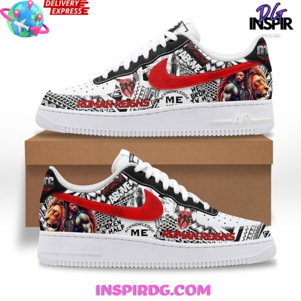Tubopro Roman Reigns Air Low-Top Sneakers Shoes For Men And Women - Image 2