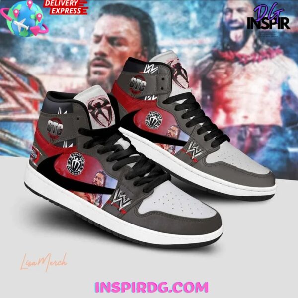 Tubopro Roman Reigns AJ1 High Sneakers Shoes For Men And Women