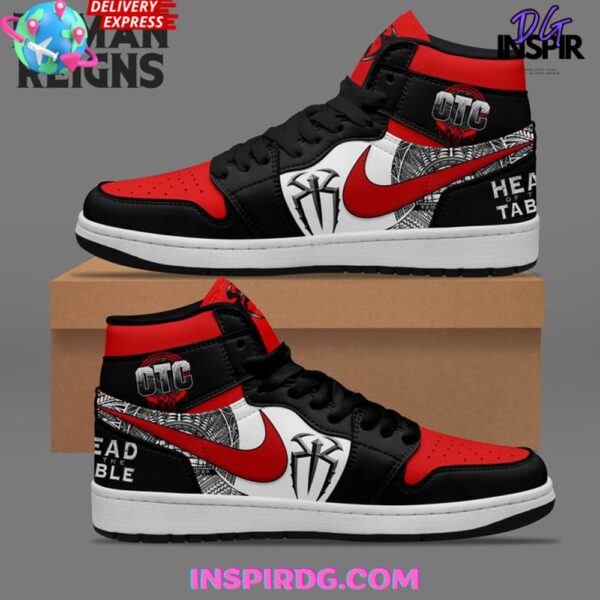Tubopro Roman Reigns AJ1 High Sneakers Shoes For Men And Women