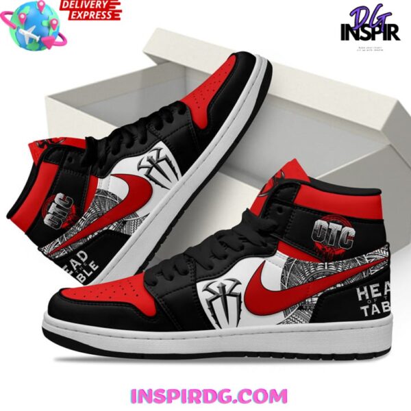Tubopro Roman Reigns AJ1 High Sneakers Shoes For Men And Women - Image 2