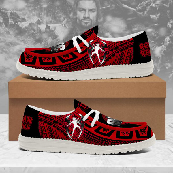 Tubopro Roman Reigns Personalized Hey Dude Shoes For Men And Women