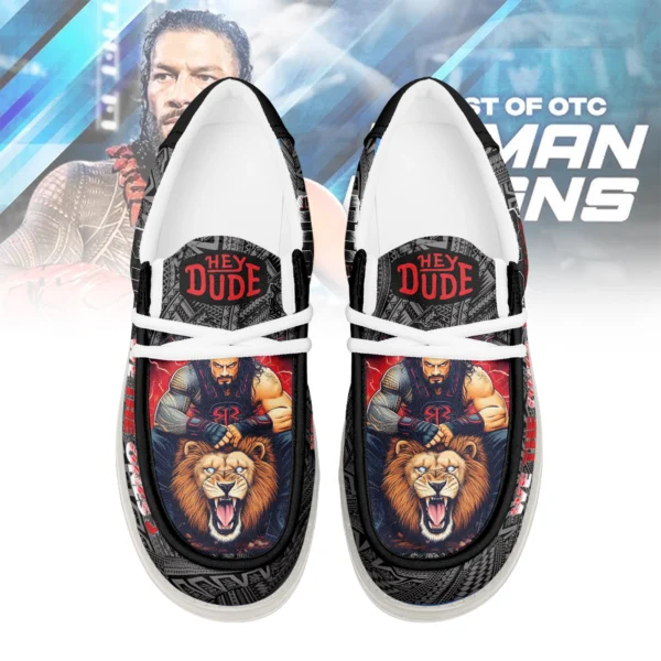 Tubopro Roman Reigns Personalized Hey Dude Shoes For Men And Women - Image 3