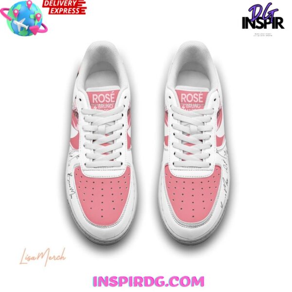 Tubopro Rosé & Bruno Mars Air Low-Top Sneakers Shoes For Men And Women - Image 3