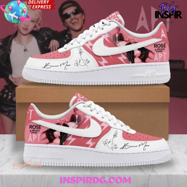 Tubopro Rosé & Bruno Mars Air Low-Top Sneakers Shoes For Men And Women