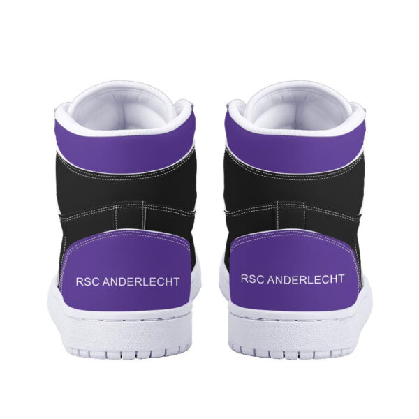 Tubopro Royal Sporting Club Anderlecht AJ1 High Sneakers Shoes For Men And Women - Image 4