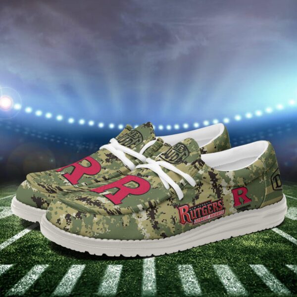 Tubopro Rutgers Scarlet Knights Personalized Hey Dude Shoes For Men And Women - Image 3