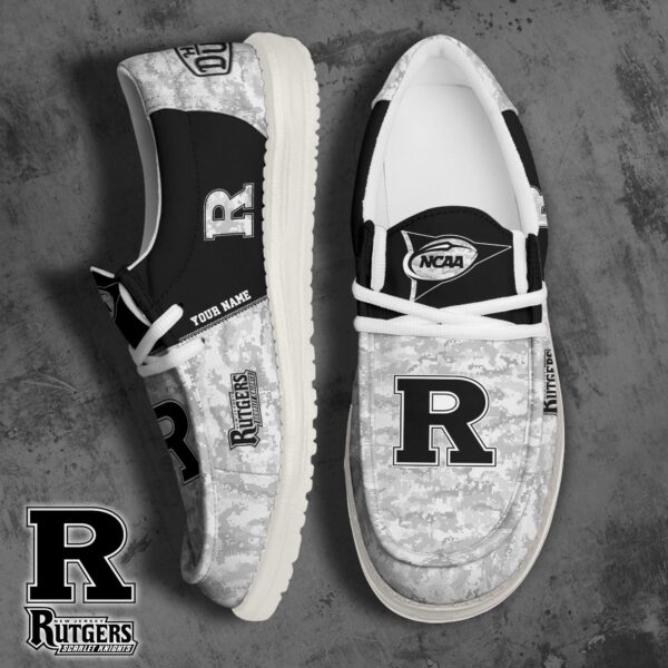 Tubopro Rutgers Scarlet Knights Personalized Hey Dude Shoes For Men And Women